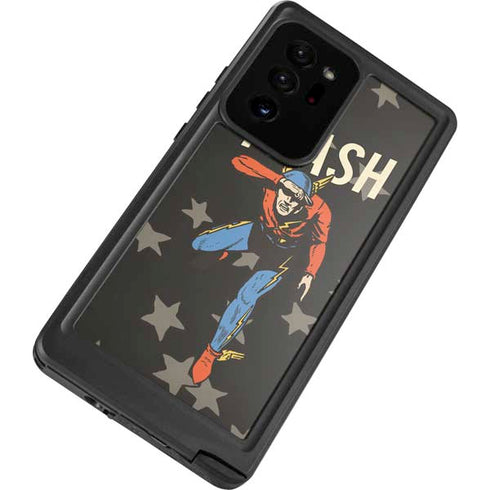 DC Comics The Flash Retro Action Pose Galaxy Note20 Ultra 5G Waterproof Case